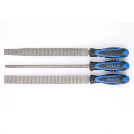 Набор рашпилей 250 мм 3 шт двухкомпонентная рукоятка БАРС 15864 купить в Когалыме