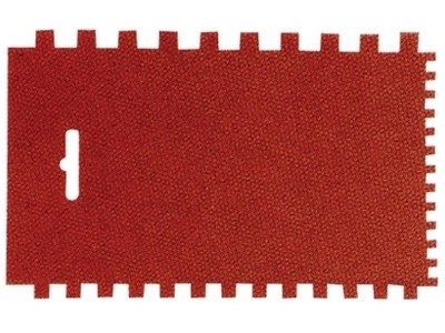 Шпатель пластмассовый малярный 170х115 мм зубчатый MATRIX 86006 купить в Когалыме