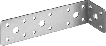 ЗУБР УКА-2.0, 35 x 40 x 140 x 2 мм, цинк, асимметричный крепежный уголок (310156-35) купить в Когалыме