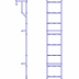 Лестница навесная алюминиевая для полувагонов УСЦ ЛНАп-2,6 купить в Когалыме