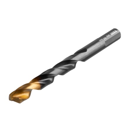 Сверло по металлу, 11 мм, HSS-Tin, Golden Tip, 6 шт. Denzel 717223 купить в Когалыме