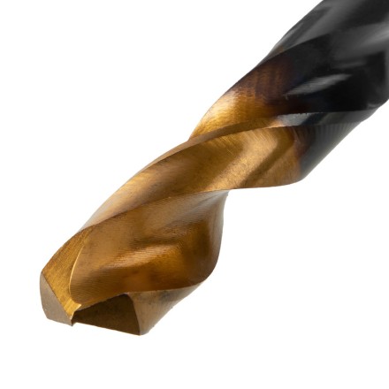 Сверло по металлу, 11 мм, HSS-Tin, Golden Tip, 6 шт. Denzel 717223 купить в Когалыме