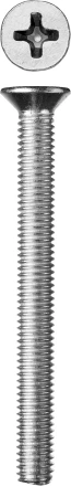 Винт ЗУБР "МАСТЕР" DIN 965, класс прочности 4.8, оцинкованный, M6x65мм, 5кг 303110-06-065 купить в Когалыме