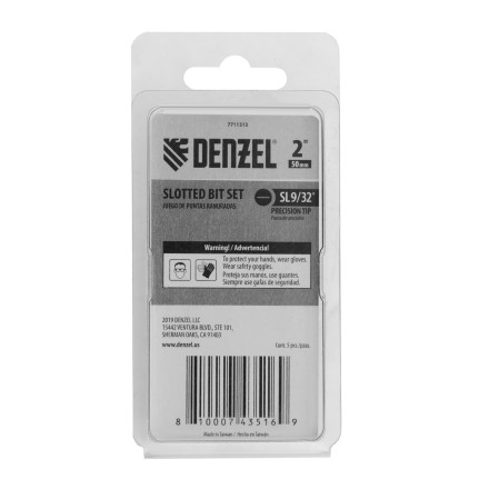 Бита SL7x50, 5 шт. Denzel 7711313 купить в Когалыме