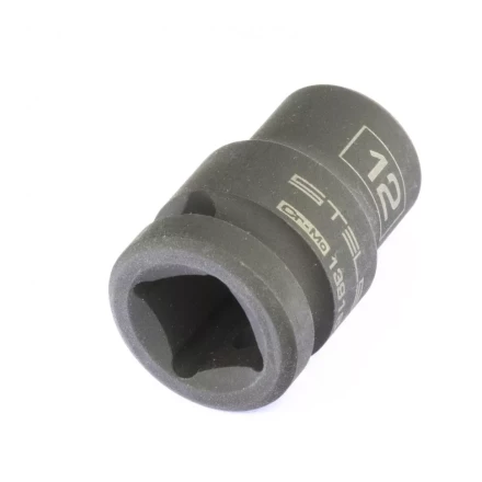 Головка ударная шестигранная 12 мм 1/2" CrMo  Stels 13916 купить в Когалыме