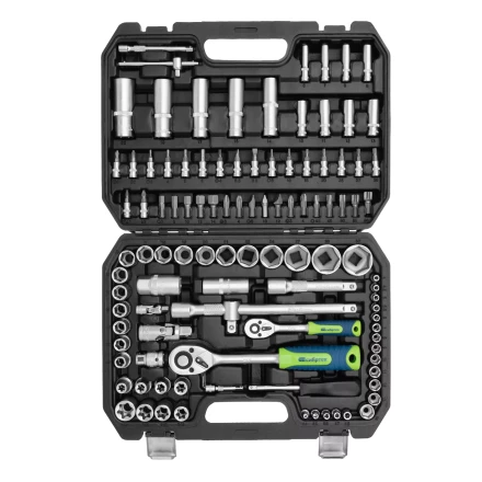 Набор инструментов Сибртех 13389, 1/2", 1/4", 108 предметов купить в Когалыме