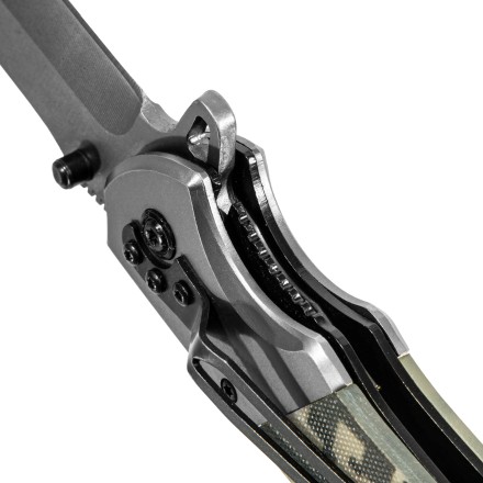 Нож складной Denzel, многоцелевой, системы Liner-Lock, с накладкой G10 на классической рукоятке, 79207 купить в Когалыме