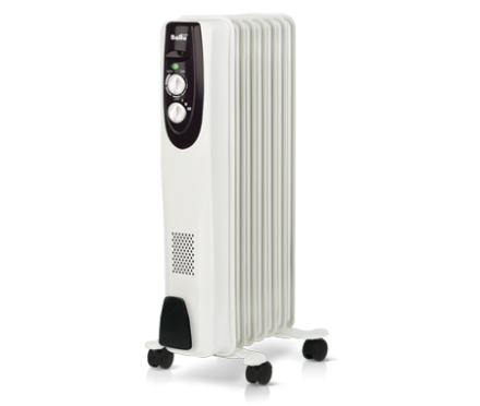 Маслянный радиатор обогреватель электрический BALLU Classic BOH/CL-07WRN 1500 купить в Когалыме