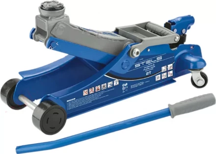 Домкрат гидравлический подкатной поворотная рукоятка 2т LOW PROFILE 100-350 мм  STELS 51131 купить в Когалыме
