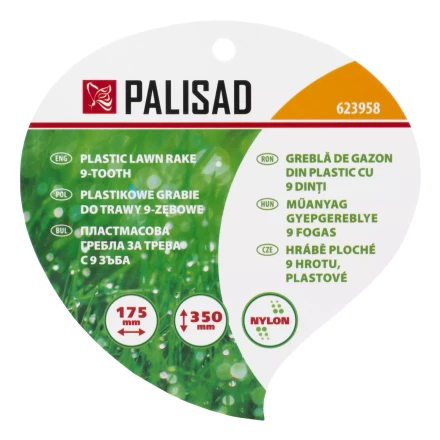 Грабли веерные пластиковые, Nylon Palisad 623958 купить в Когалыме