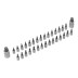 Набор инструментов Denzel 15808, 1/2&quot;, 3/8&quot;, 1/4&quot;, CrV, S2, пластиковый кейс, 232 предмета купить в Когалыме
