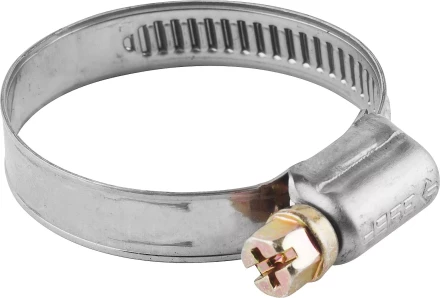 Хомуты ЗУБР "ЭКСПЕРТ", нерж. сталь, накатная лента 9 мм, 20-32 мм, 5 шт 3787-20-32 купить в Когалыме