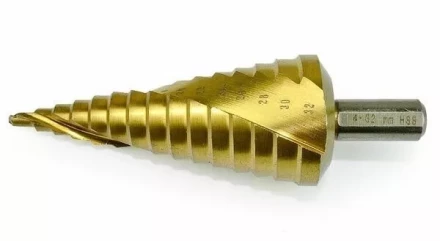 Сверло ступенчатое HSS TiN с спиральным желобком, 4-32x102, 6 мм (Makita D-40191) купить в Когалыме