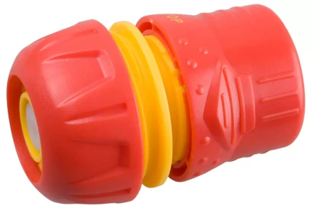 Cоединитель GRINDA пластмассовый c автостопом и запирающим механизмом, 3/4" 8-426332 купить в Когалыме