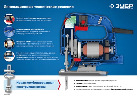 Лобзик электрический ЛП-500 серия ПРОФЕССИОНАЛ купить в Когалыме