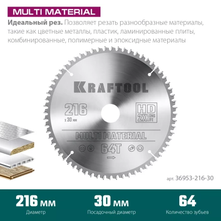 Диск пильный Multi Material, повышенный ресурс 36953-216-30 купить в Когалыме