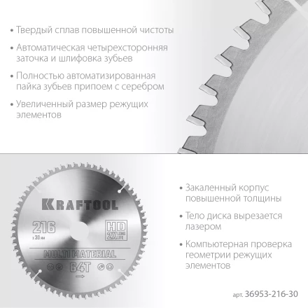 Диск пильный Multi Material, повышенный ресурс 36953-216-30 купить в Когалыме