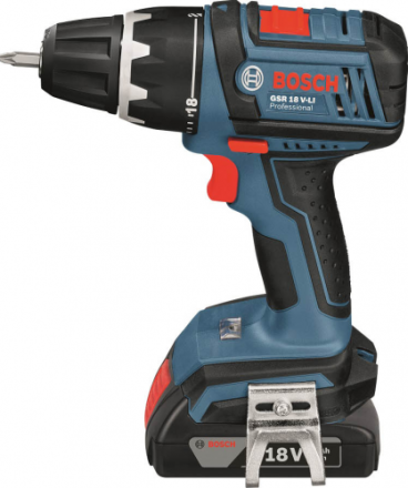 Дрель-шуруповерт аккумуляторный BOSCH GSR 18 V-Li (0.601.9E6.120) купить в Когалыме