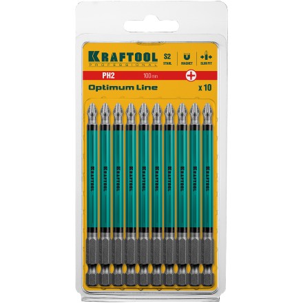 Биты KRAFTOOL OPTIMUM PH 26122-2-100-10 купить в Когалыме