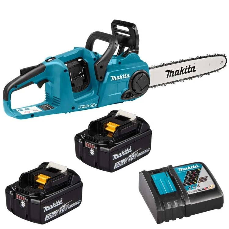 Пила цепная аккум. LXT Makita DUC353RF2, 14"/35см, 3/8", (2xBL1830B, DC18RC) купить в Когалыме