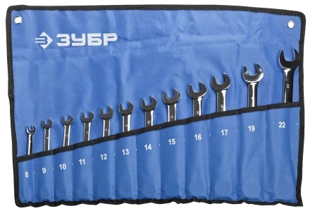 Наборы трещоточных комбинированных ключей Зубр серия ПРОФЕССИОНАЛ 27075-H12 купить в Когалыме