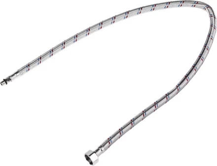 Подводка гибкая STAYER для воды к смесителям, оплетка из нерж стали, укороченная, г/ш 1/2" - 0,8м 51016-080 купить в Когалыме