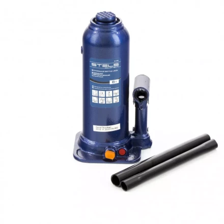 Домкрат гидравлический бутылочный 8 т h подъема 222-447 мм Stels 51165 купить в Когалыме