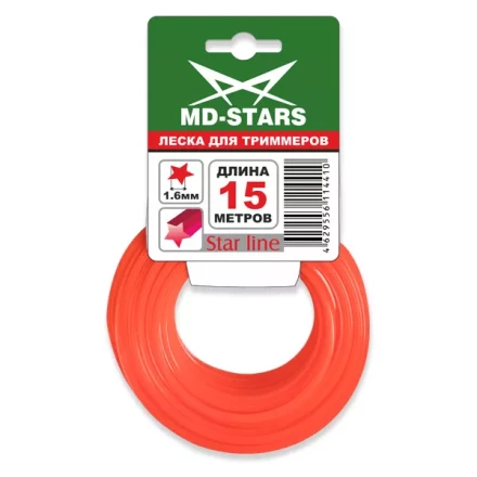 Леска для триммера STAR LINE (звездочка) 2,65MMX15M купить в Когалыме