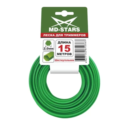 Леска для триммера HEXAGON LINE (шестиугольник) 3.0MMX15M купить в Когалыме