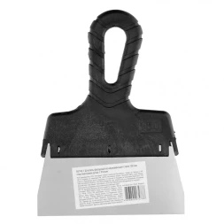 Шпатель фасадный из нержавеющей стали 150 мм пластмассовая ручка Россия 85149