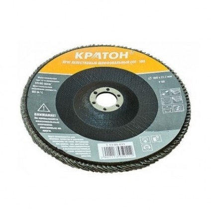 Круг лепестковый шлифовальный Z120-180 Кратон 1 13 05 015 купить в Когалыме