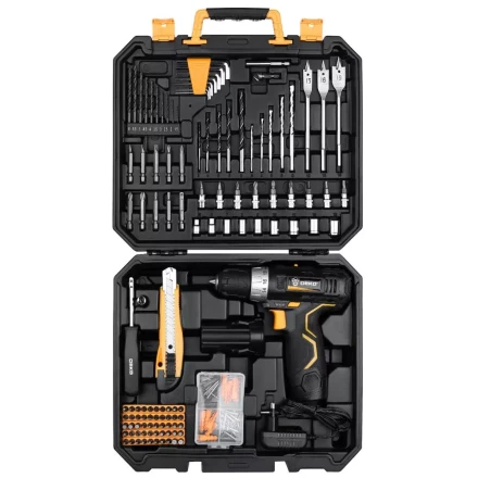 Дрель аккумуляторная DEKO GCDU12DU3, 063-4138 + набор 193 аксессуара купить в Когалыме