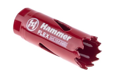 Коронка биметаллическая HAMMER Ф19х38мм 1/2&quot;  BiMETALL (224-001) купить в Когалыме