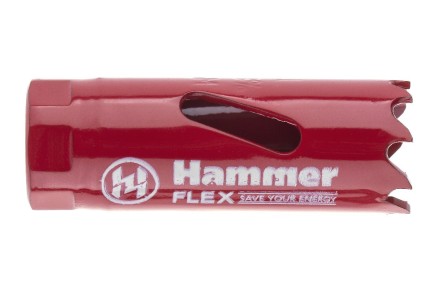 Коронка биметаллическая HAMMER Ф19х38мм 1/2&quot;  BiMETALL (224-001) купить в Когалыме