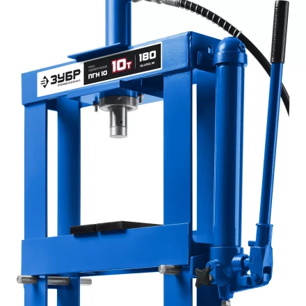 ЗУБР ПГН-10, 10 т, гидравлический пресс с гидронасосом и манометром, Профессионал (43072-10) купить в Когалыме