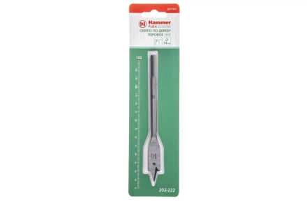 Сверло по дереву HAMMER Ф14х152мм (DR WD SP 14мм*152мм) купить в Когалыме