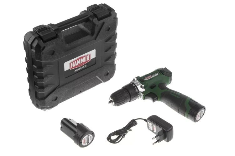 Дрель аккумуляторная HAMMER ACD12/2CS купить в Когалыме