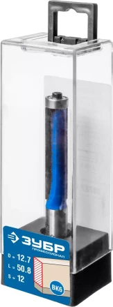 ЗУБР 12.7 x 50.8м. хвостовик 12 мм, фреза кромочная с нижним подшипником, Профессионал (28727-12.7-50.8) купить в Когалыме