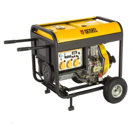 Генератор дизельный DENZEL DD6300Е электростартер 94657 купить в Когалыме