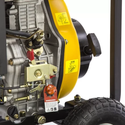 Генератор дизельный DENZEL DD6300Е электростартер 94657 купить в Когалыме