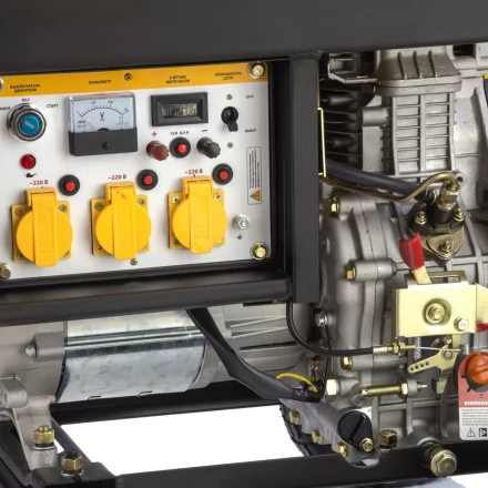 Генератор дизельный DENZEL DD6300Е электростартер 94657 купить в Когалыме