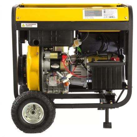 Генератор дизельный DENZEL DD6300Е электростартер 94657 купить в Когалыме