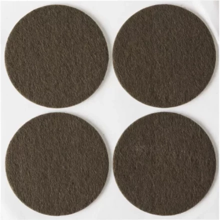 Накладки STAYER "COMFORT" на мебельные ножки, самоклеящиеся, фетровые, коричневые, круглые - диаметр 50 мм, 4 шт 40910-50 купить в Когалыме