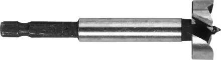 ЗУБР "ЭКСПЕРТ". Сверло Форстнера по дереву, шестигранный хвостовик 1/4", 25мм 29993-25 купить в Когалыме