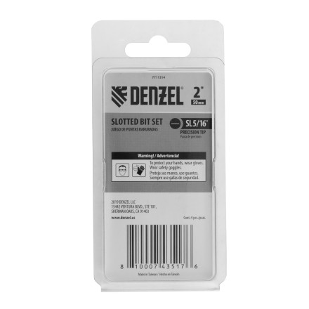 Бита SL8x50, 5 шт. Denzel 7711314 купить в Когалыме