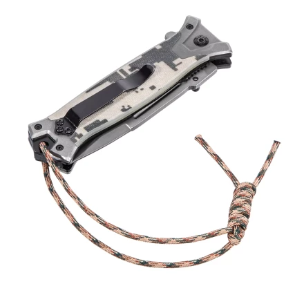 Нож складной Denzel, многоцелевой, системы Liner-Lock, с накладкой G10 на прямой рук-ке+стеклобой, 79208 купить в Когалыме