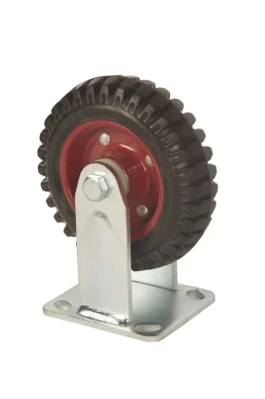 Колесо большегрузное неповоротное PF 160 150 мм резина с протектором (F) 1027233 купить в Когалыме