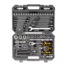 Набор инструментов Denzel, 1/2", 1/4", CrV, S2, пластиковый кейс, 82 предмета 15809 купить в Когалыме