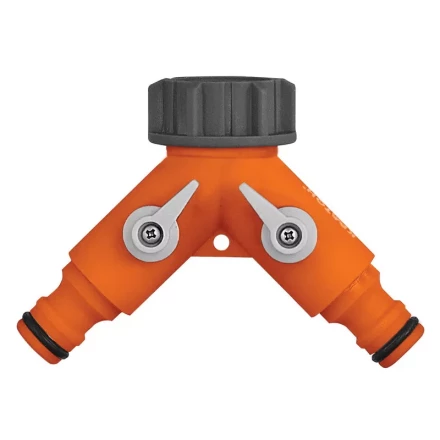 Распределитель пластиковый 2-х канальный  G 3/4"  Кратон 5 01 04 057 купить в Когалыме