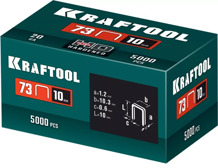 Скобы для плайера, тип 73, калибр 20GA 31773-10 купить в Когалыме